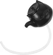 WEKADRIN Fountain Outlet Inflatable Tube Fish Tank Decorations Outdoor Fountains and Waterfalls Pond Decor for Outdoor Ponds Water Feature Accessories Fountain Spout Ceramics Black