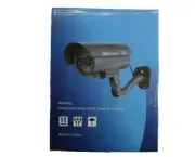 IR Bullet Fake Dummy Surveillance Security Camera CCTV & Record Light