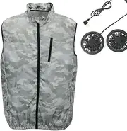 [Hiro Corporation] Air Conditioning Vest, Double Fan, Air Conditioning Vest, Work, Outdoor