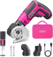 Monika Cordless Pink Rechargeable Screwdriver Tool Kit Set