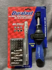 Ratcheting screwdriver with bit storage and extension Duralast 28 Pieces.