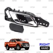 Fits Ford Mazda BT-50 Ranger 2012 - '21 Rh Chrome Black Lever Door Handle Inner