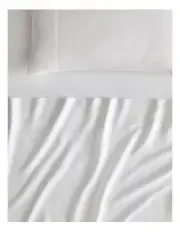 [Sheridan] Abbotson Flat Sheet in White
