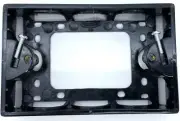 Mounting Block BLACK 34mm Deep for Switches and GPO's Strong Multiple Fixings