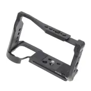 Camera Cage Video Cage Aluminum Cold Shoe Mount Stabilizer for ZV-E10II Camera