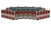 NEW Bachmann 45020 FiveBay Roundhouse w/Nickel SL EZ Track HO Scale FREE US SHIP