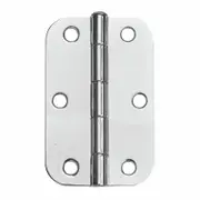 Pinnacle 90mm Single Loose Pin Radius Butt Hinge
