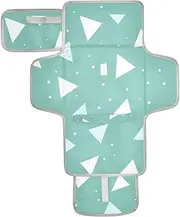 Reusable Baby Changing mat with Tissue Pocket Waterproof Pads for Baby Lightweight & Foldable Changing Station