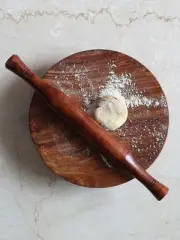 Wooden Chakla Belan Roti Maker Chapati Maker Rolling Board with Rolling pin