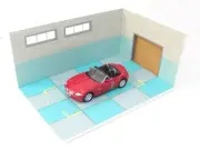 Scale 1:18 Display for car models Auto garage Diorama Model kit Parking lot