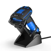 Wireless Charging Barcode Scanner, 1D/2D Symbologies, Global Shutter Scan Sen...