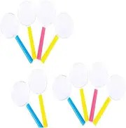 10pcs Colorful Handheld Magnifying Glasses for Magnification Plastic Magnifiers for Classroom Science and Outdoor Exploration Random Color