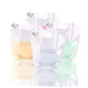 Collapsible Emergency Water Jug Container Bag, 1.3Gallon/5L--4 packs