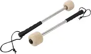 Mallets Percussion, Tongue Drum Felt Head Stick, Marching Percussion Mallets Set of 2 for Music Lesson Practice Performance Kids Adults Classroom Concert Orchestra