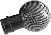 Alipis Carbon Fiber Shift Knob Handle for Manual Automatic Cars Lever Stick Stylish Water Transfer Printed Design Versatile Car Accessories