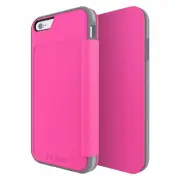 iPhone 6S Case, Incipio Series Level 3 Folio Cover - Pink/Gray