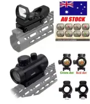 Sight Scope Rifle Red Dot Green Reflex Laser Optic Gun Rail Mount 20mm