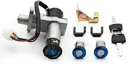 Motorbike Ignition Motorcycle Ignition Switch Seat Lock Keys Metal for 50CC 125CC 150CC GY6 Scooter 4 Pin Plug Scooter Parts Ignition Switch