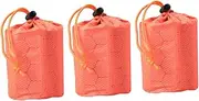 DECOMELODY Multi-Purpose Sports Gear Sack 3pc Waterproof Hunting Camping Bag Drawstring Pouch for Blankets Easy Access