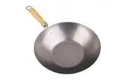 D.Line 27cm Carbon Steel Chinese Wok Induction/Gas Stir Fry Frying Pan w/ Handle