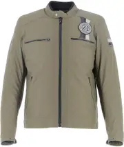 Helstons Evasion Motorcycle Textile Jacket, green-brown, Size L for Men Green Brown