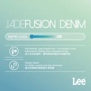 Lee 涼感牛仔短褲 男 Urban Riders Jade Fusion LL1700204KS