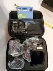 Action Camera With Waterproof Case 4 K ultra hd 24fps