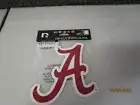 Qty (14) Alabama Crimson Tide "A" Die Cut Static Cling - New!