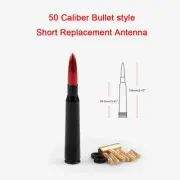 Aluminum Short Antenna Kit For Ford F150 Raptor 50 Cal Caliber Bullet Ammo USA