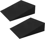 Baoblaze 2Pcs Foam Yoga Wedge Blocks Slant Boards Calf Stretcher EVA Lightweight Training Equipment Calf Raises for Calf Stretching Yoga Weightlifting