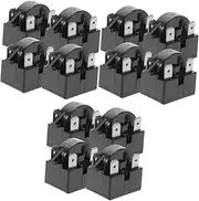 Mobestech 3sets Mini Fridge Parts Abs Plastic Refrigerator PTC Starter Relay 4-pin Freezer Thermal Overload Protector for Fridge Repair 4pcs*3