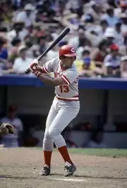 Shortstop Dave Concepcion Of The Cincinnati Reds Baseball 1980s Photo
