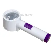 5X / 20D SuperMag LED Lighted Hand Held Stand Magnifier - 2.4 Inch Lens