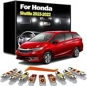 10Pcs LED Interior Map Dome Trunk Light Kit, For Honda Shuttle 2015-2019 2020 2021 2022 Car Vanity Mirror Bulbs