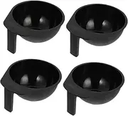 4pcs Mixing Tint Bowls Set Hair Dye Mixing Bowl Handle for Home Salon Use Comfortable to Hold Space-Saving and Clean