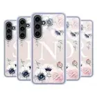 NATURE MAGICK FLORAL MONOGRAM PINK FLOWER 2 GEL CASE COMPATIBLE SAMSUNG/MAGSAFE
