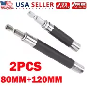 2x Magnetic Screwdriver Extension Drill Bit Holder Quick Release 1/4" Hex Shank