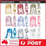 Anime Hatsune Miku Vocaloid Hatsune Miku Cosplay Wigs Long Halloween Party Hair
