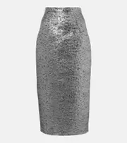 [Emilia Wickstead] Emilia Wickstead Lorelei pencil skirt AU 8 silver