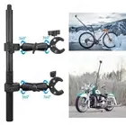 Motorcycle Invisible Selfie Stick Handlebar Mount For Insta360 X2 X3 GoPro Hero