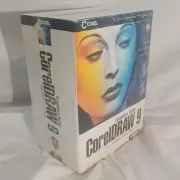 CorelDRAW 9 NEW SEALED! Corel Graphics Suite PC Software CD-Rom - VTG