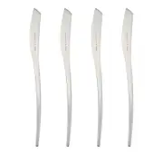 Vietri Natura Satin Finish Spreaders, Set of 4