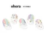 【OHORA】 凝膠指甲貼(彩繪) N MERRY-GO-ROUND 官方旗艦店/法式/閃粉/粉色/紫色