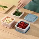 Tray Fruit Storage Containers Sealed Ginger Container Fridge Storage Box AU❤