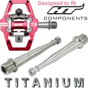 HT Components LEOPARD T2: 2 pedal axels made of TITANIUM: 43% lighter, 4 colors!