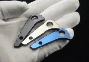 1PC Titanium BackSpacer for Spyderco Paramilitary 2 Custom CNC Machined C81 PM2