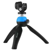 Pocket Mini Tripod Mount with 360 Degree Ball Head & Phone Clamp for Smartphones(Blue)