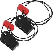 BRIGHTFUFU Emergency Stop Switch 2 Pack Treadmill Magnet Lock Replacement for Safety