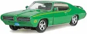 1969 Pontiac GTO Judge, Green - Motormax 73242 - 1/24 scale Diecast Model Toy Car