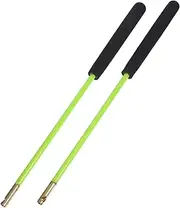 VANZACK 2pcs Chinese Yoyo Diabolo Sticks Diabolo Handsticks Replacement Juggling Diabolo Control Sticks for Diabolo Playing Elderly Green